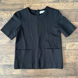 Everlane Ponte Front Pocket Top
